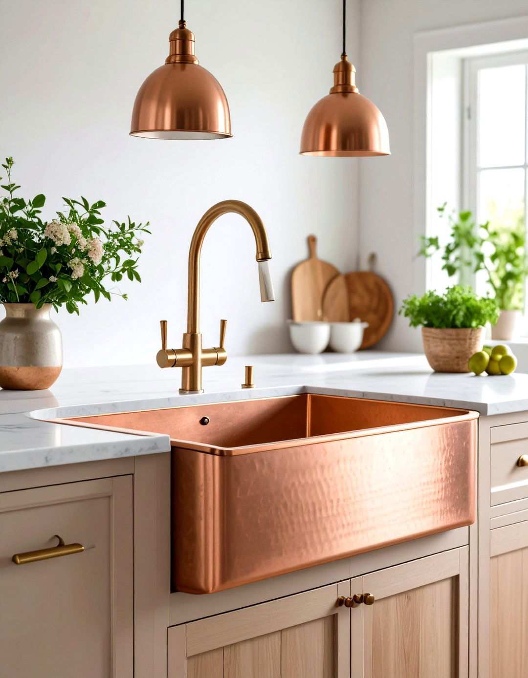 Copper Kitchen Sink Styles - 24 Kitchen Sink Ideas