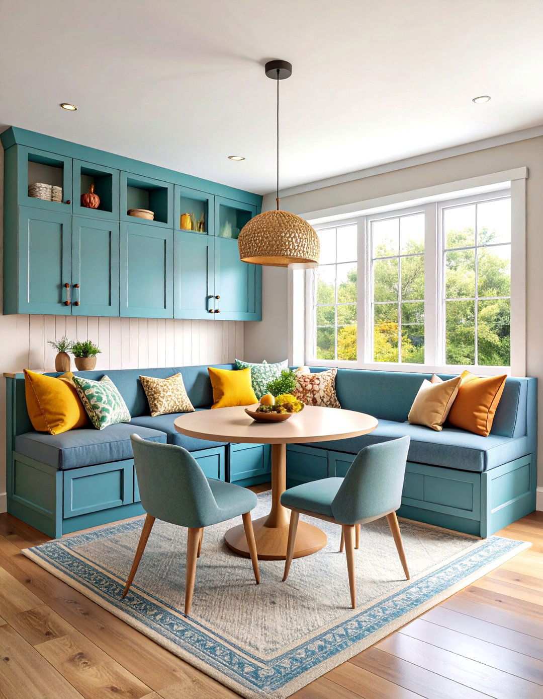 Corner Banquette Breakfast Nook - 24 Kitchen Corner Ideas