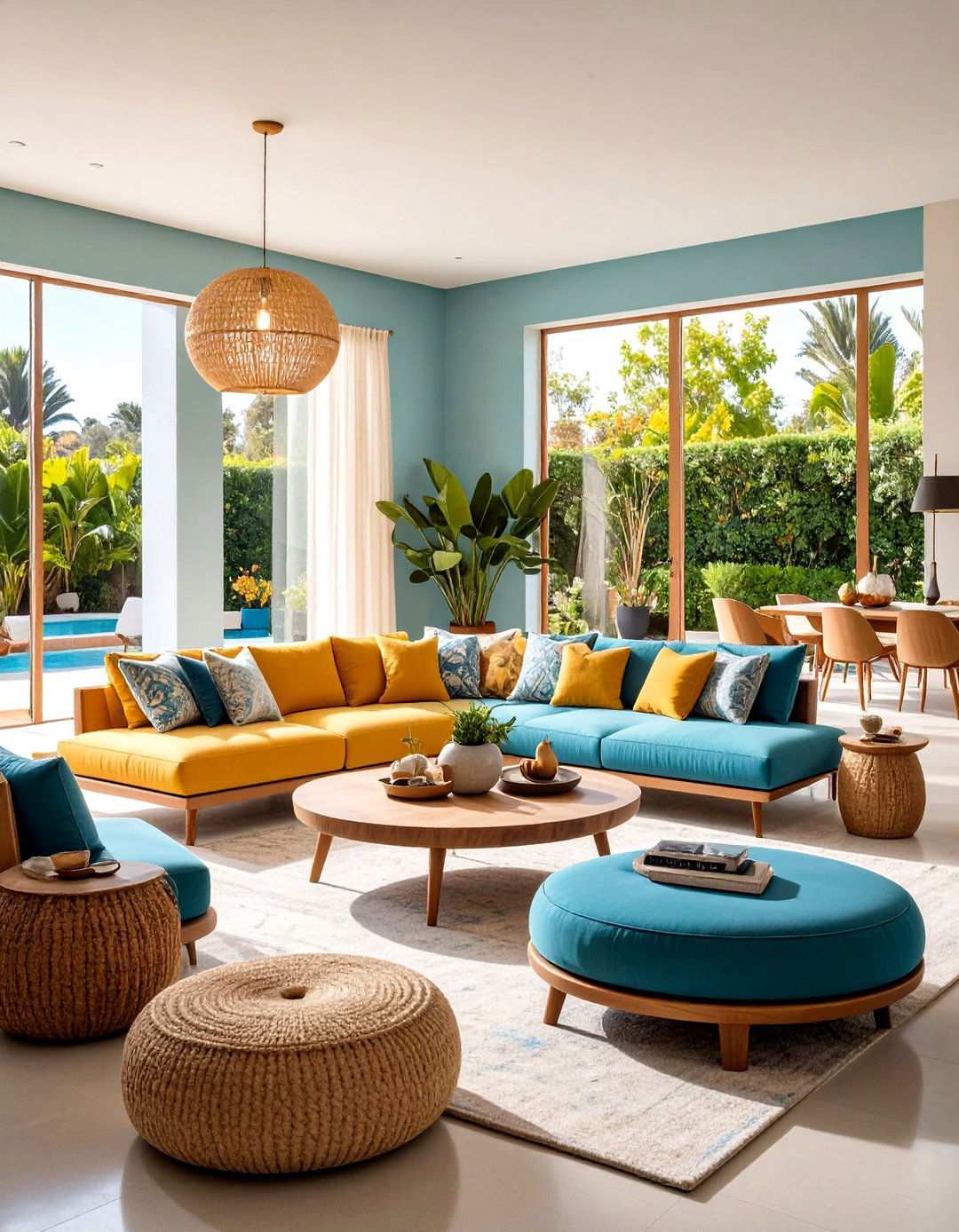 Corner Conversation Pit - 24 Living Room Nook Ideas