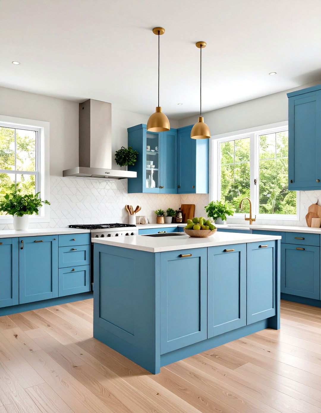 Corner Kitchen Layout Storage - 24 Kitchens Without Upper Cabinets