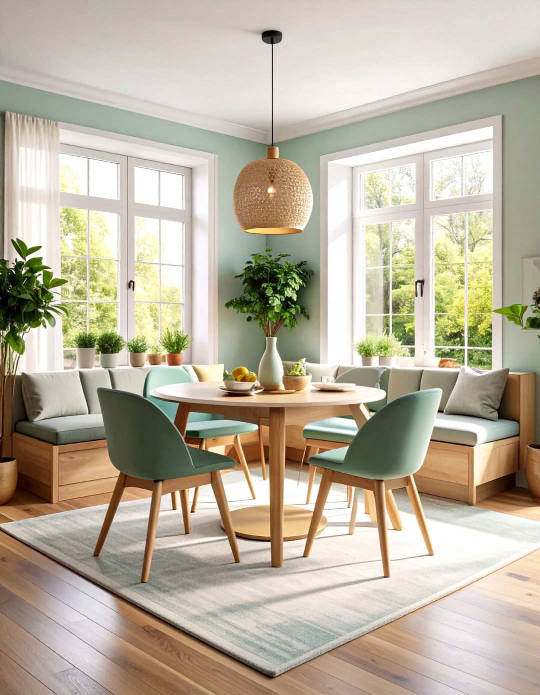 Corner Nook Maximization - 24 Small Dining Room Ideas