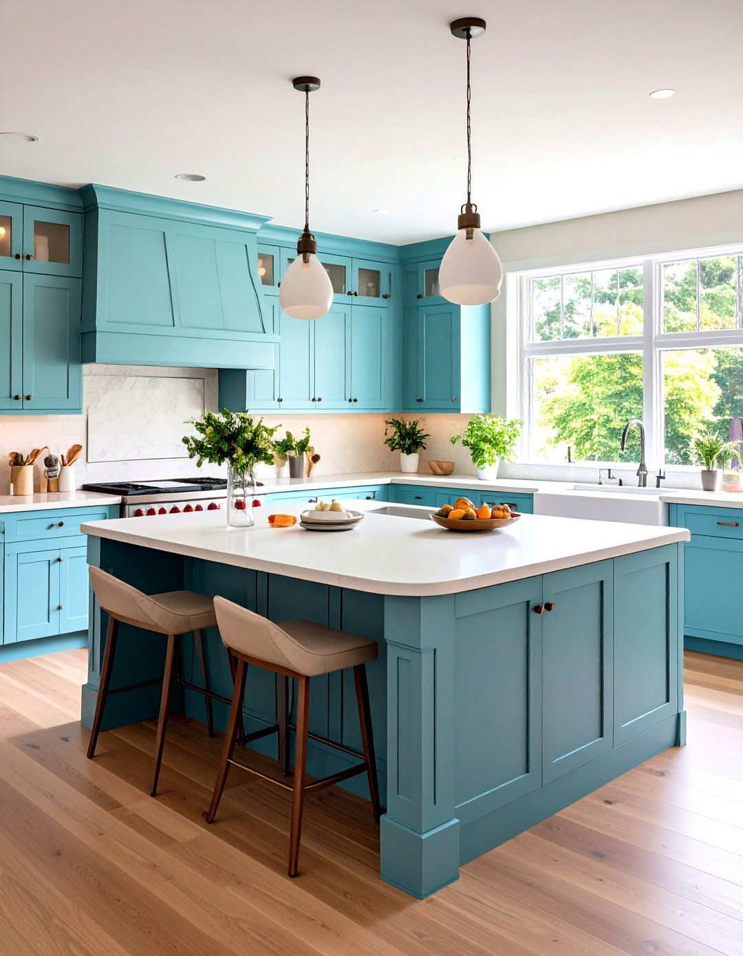 Corner Peninsula Islands for L Shaped Layouts - 24 Small Kitchen Island Ideas