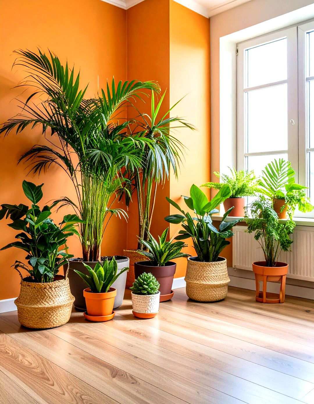 Corner Plant Groupings - 24 Ways Decorating With Plants