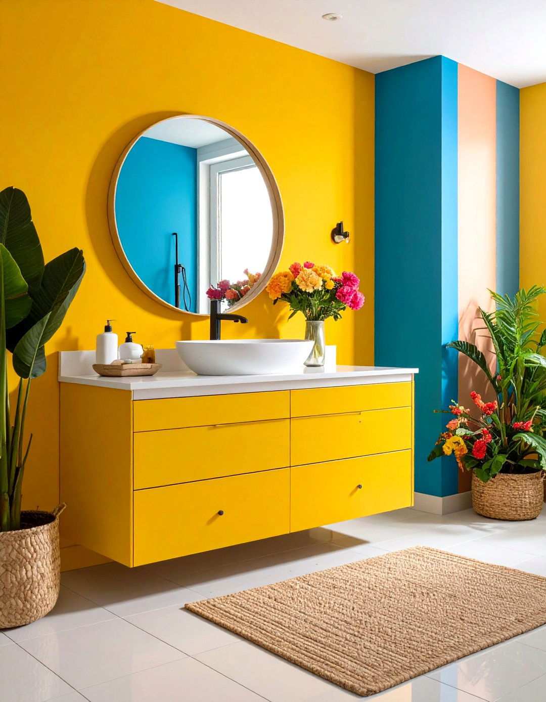 Corner Sink Efficiency - 24 Small Powder Room Ideas