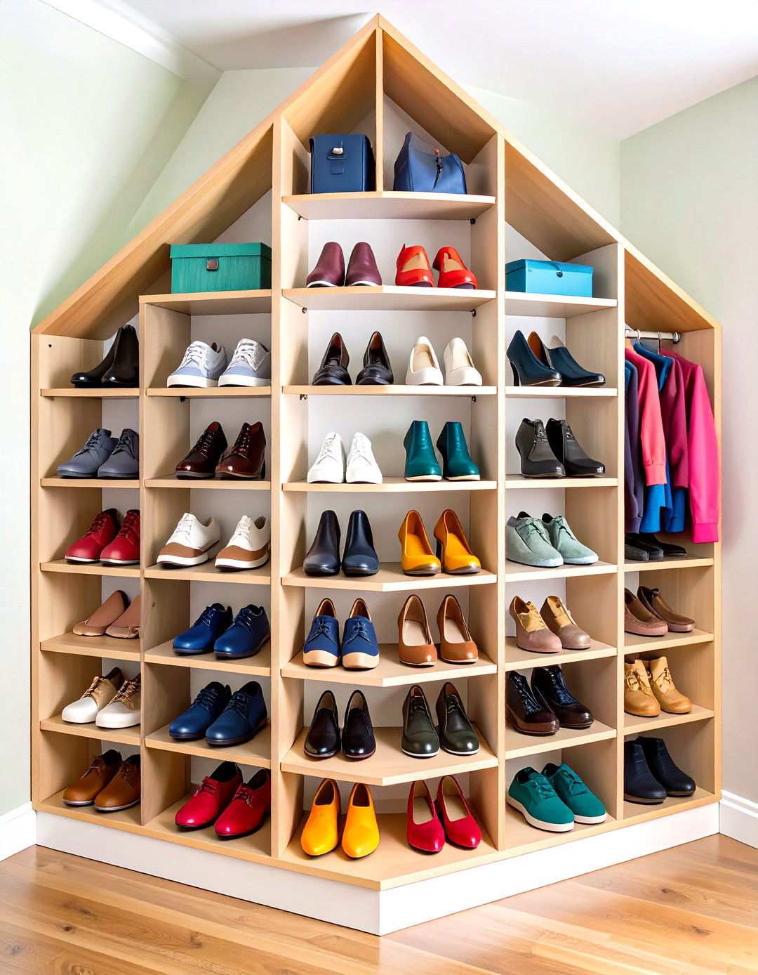 Corner Storage Maximization - 24 Small Closet Storage Ideas