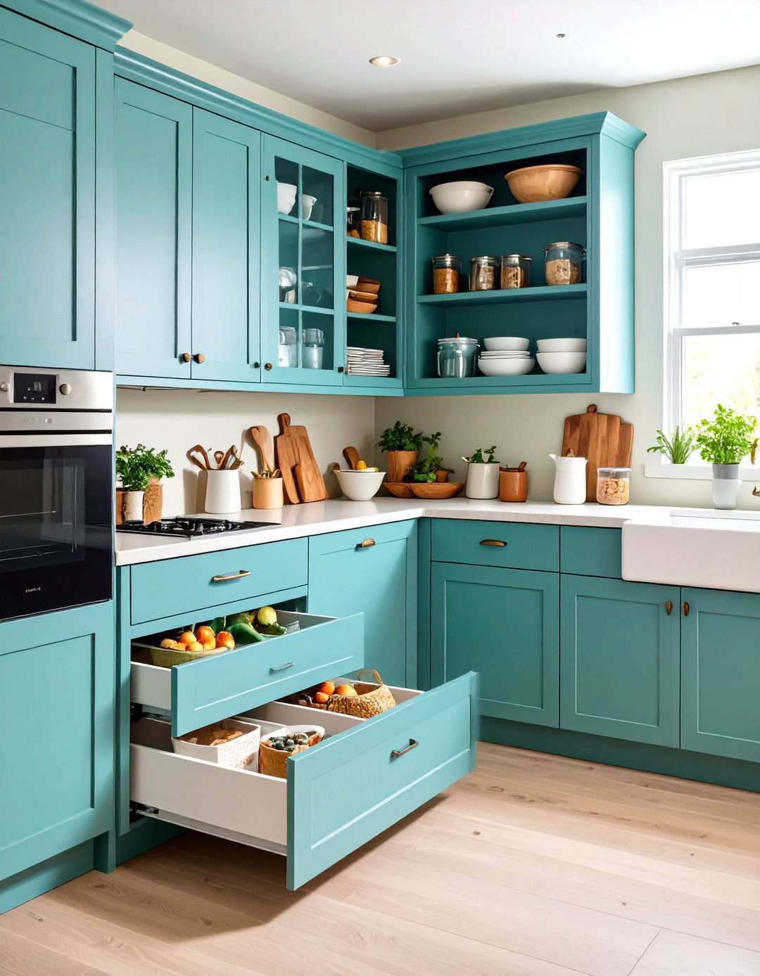 Corner Storage Maximization - 24 Small Galley Kitchen Ideas on a Budget