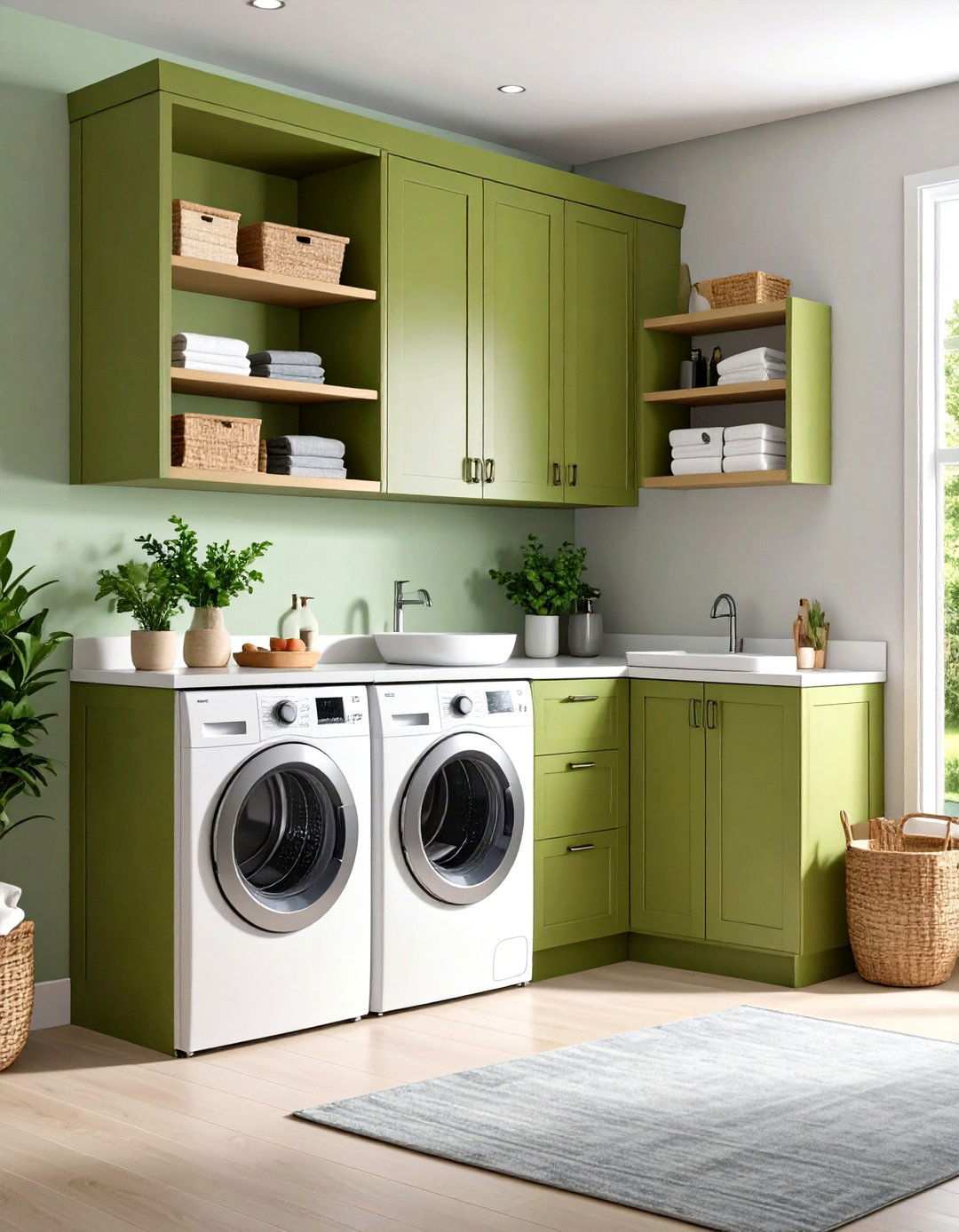 Corner Utilization Layout - 24 Small Utility Room Ideas