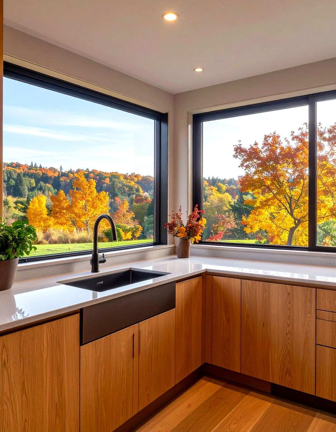 Corner Window Configuration - 24 Kitchen Window Ideas Over Sink