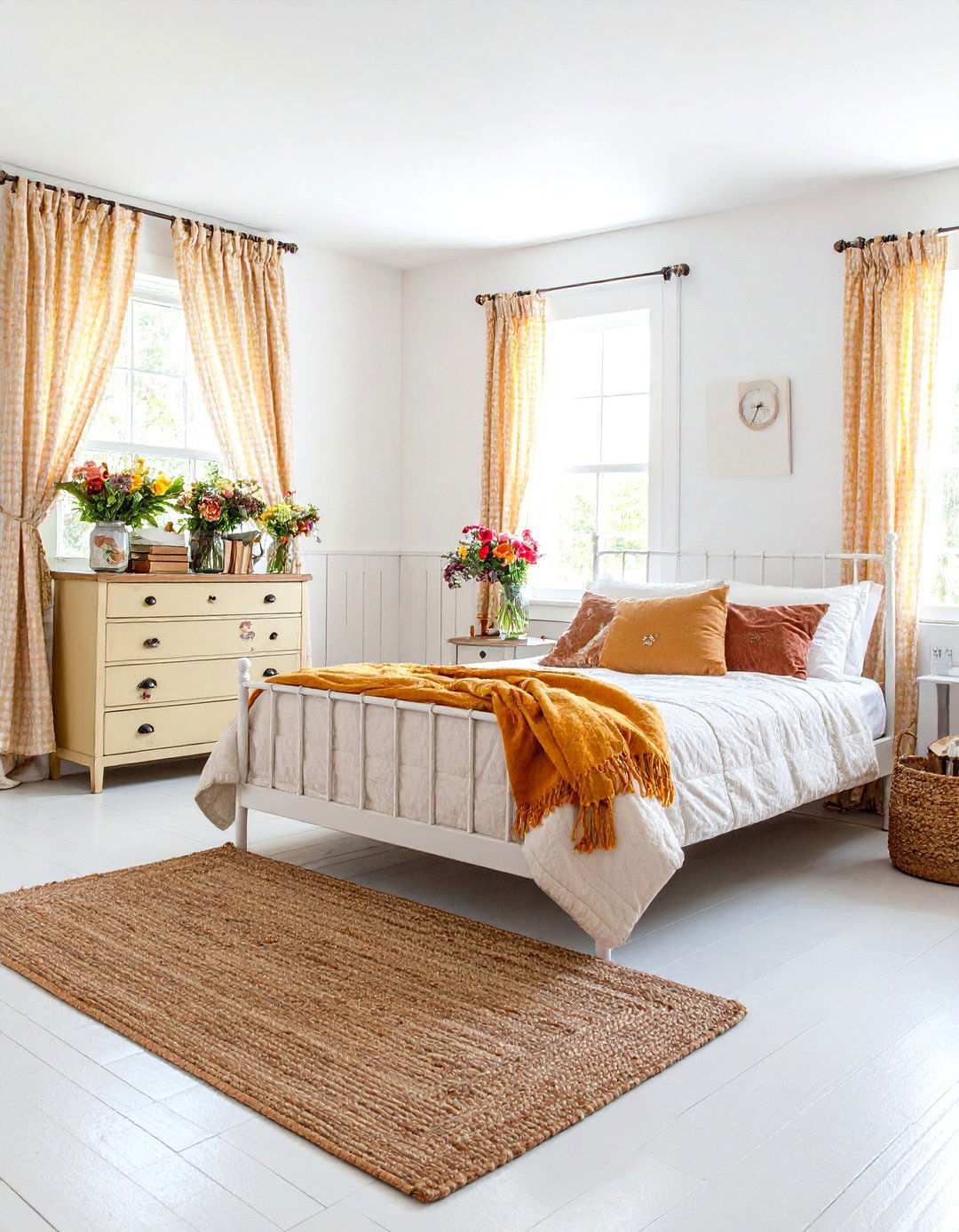 Cottage Core Bedroom Retreat - 24 How to Decorate With Yellow and Pink