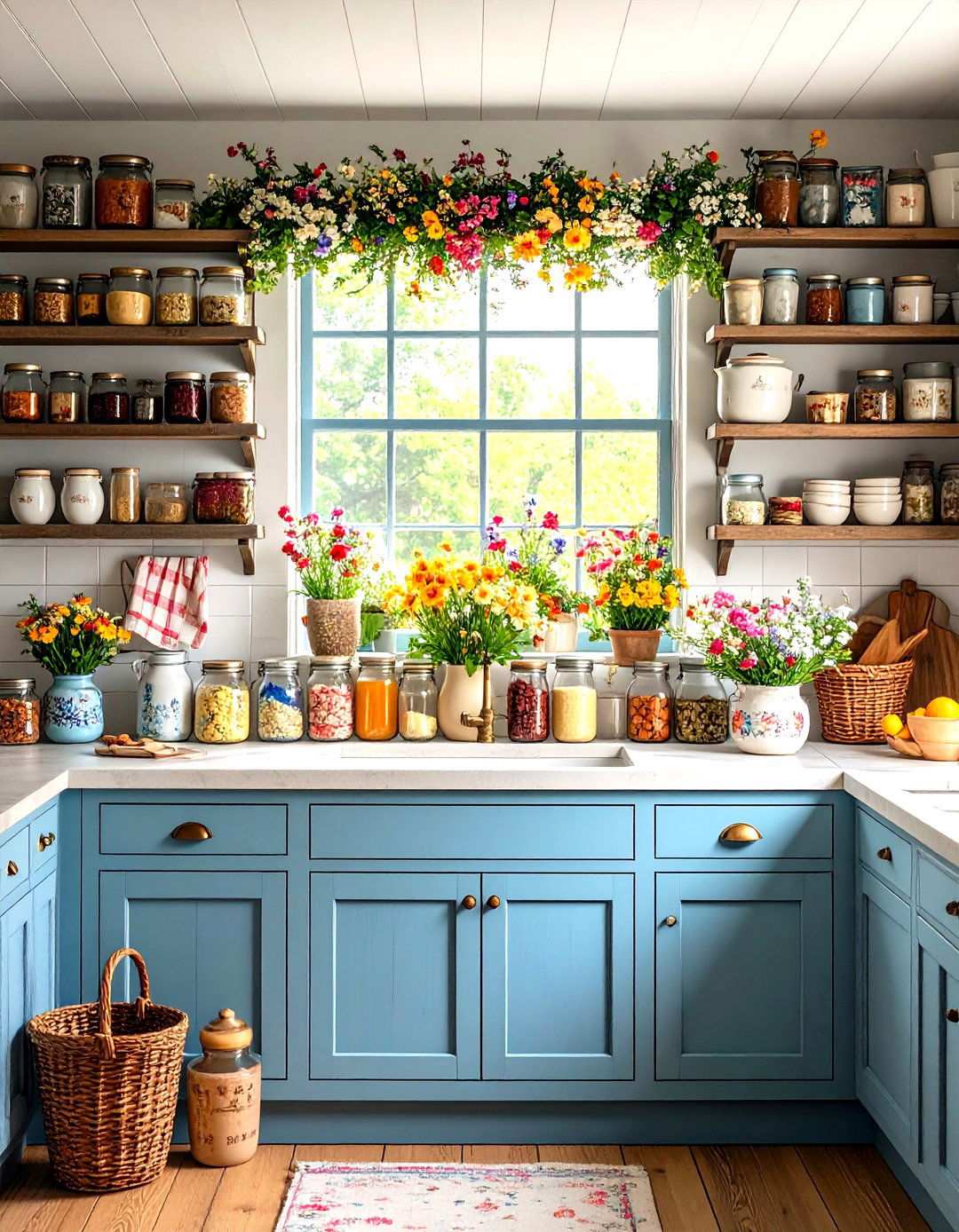 Cottage Core Counter Romanticism - 24 Kitchen Counter Decor Ideas