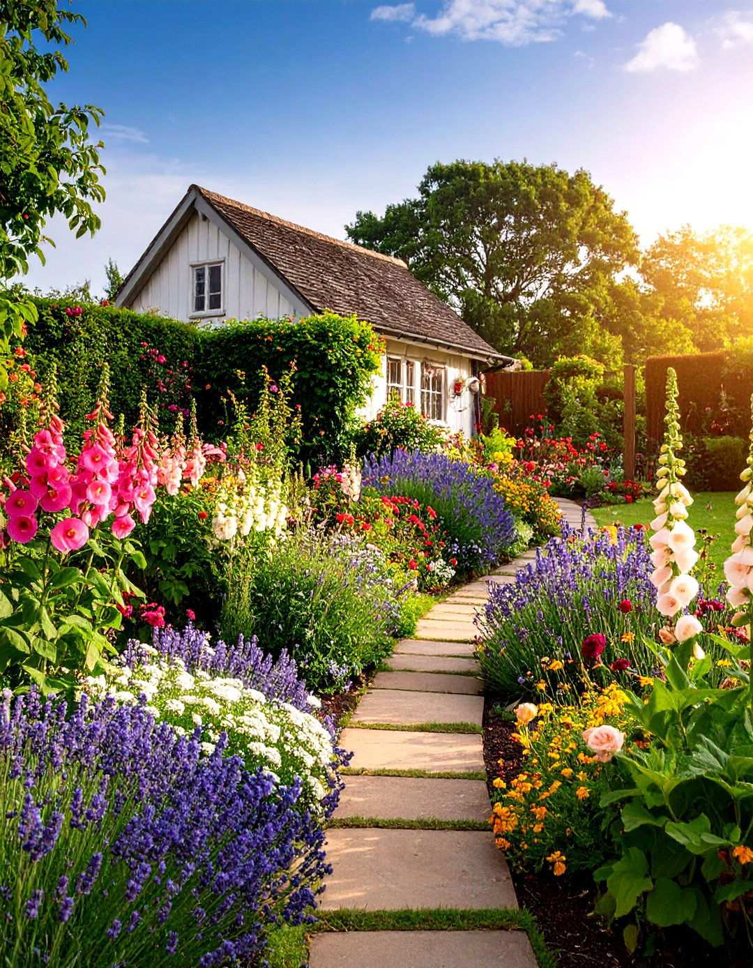 Cottage Garden Abundance Front Design - 24 Victorian Front Garden Ideas