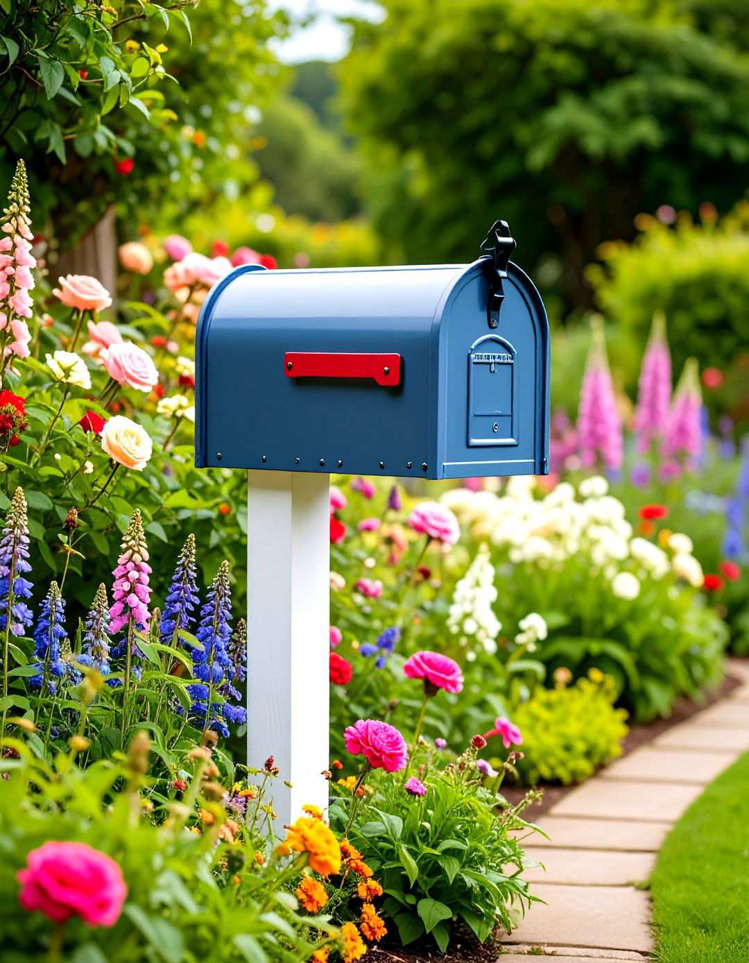 Cottage Garden English Countryside Style - 24 Mailbox Decor Ideas