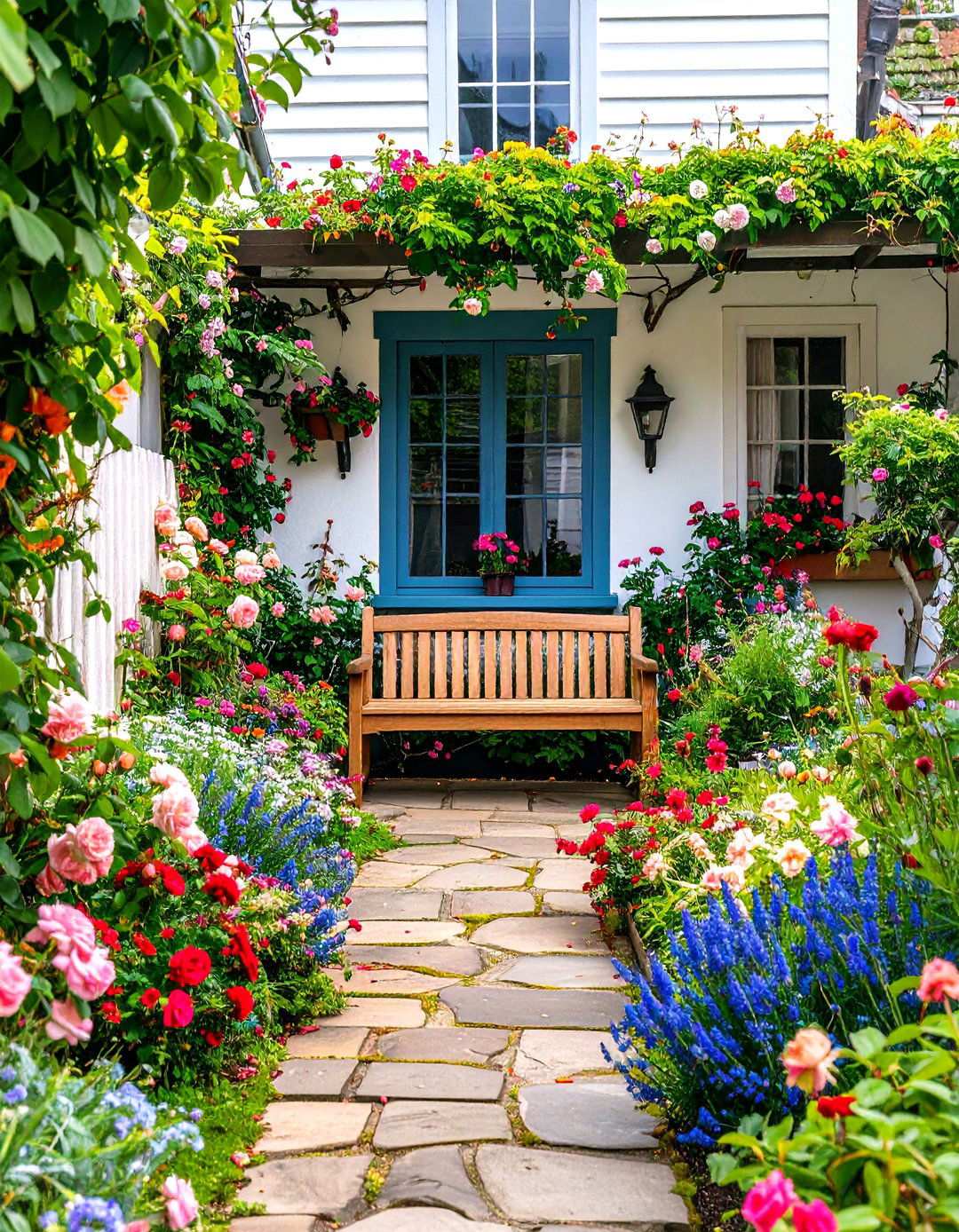 Cottage Garden Paradise - 24 Small Front Yard Landscaping Ideas