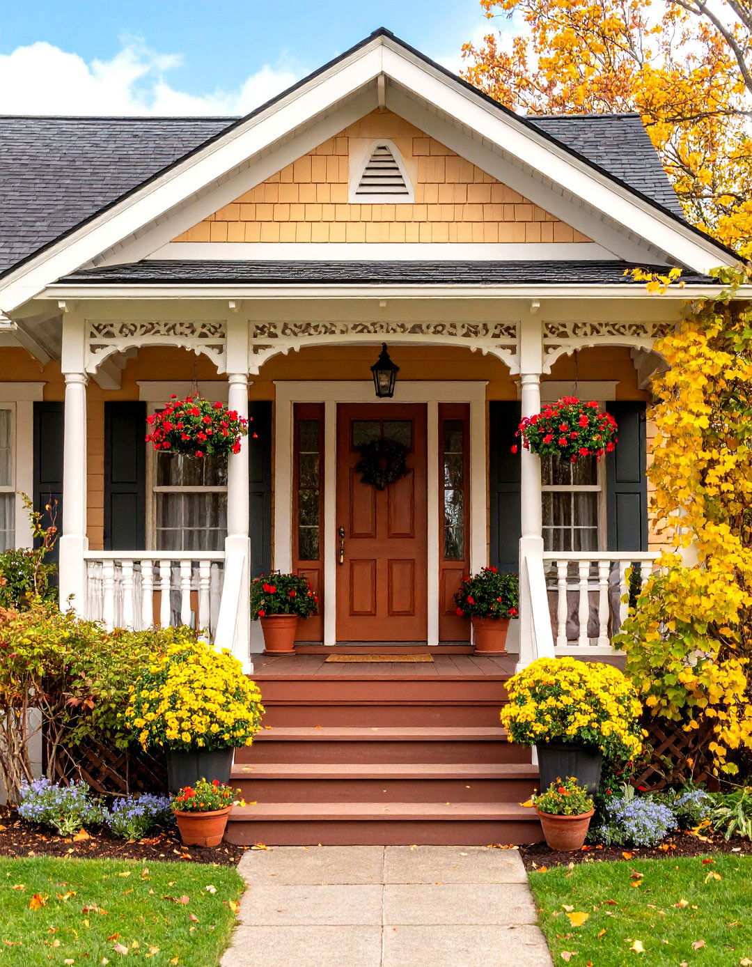 Cottage Style Shed Roof Porch - 24 Shed Roof Porch Design Ideas