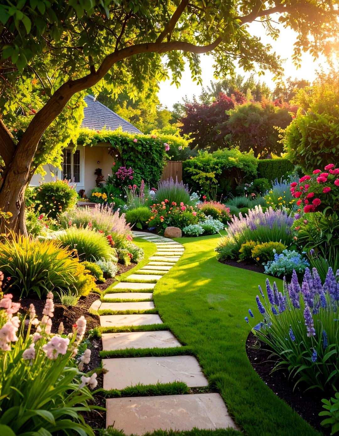 Cottage Style Xeriscape - 24 Xeriscape Ideas