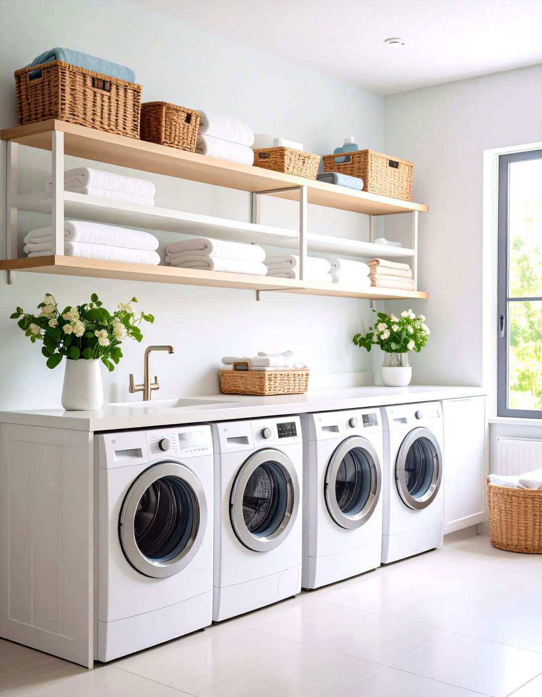 Countertop Shelf Extension Systems - 24 Laundry Room Shelving Ideas