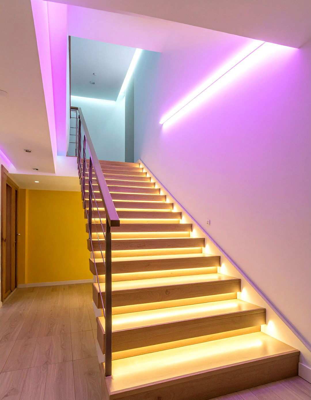 Cove Ceiling Lighting - 24 Staircase Lighting Ideas