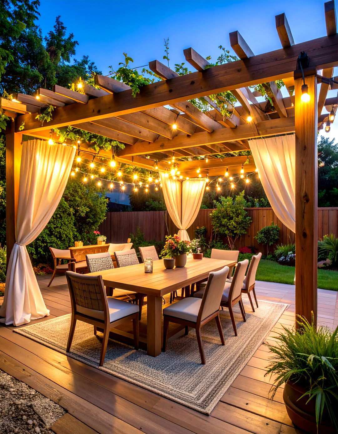 Covered Pergola Patio - 24 Small Backyard Patio Ideas