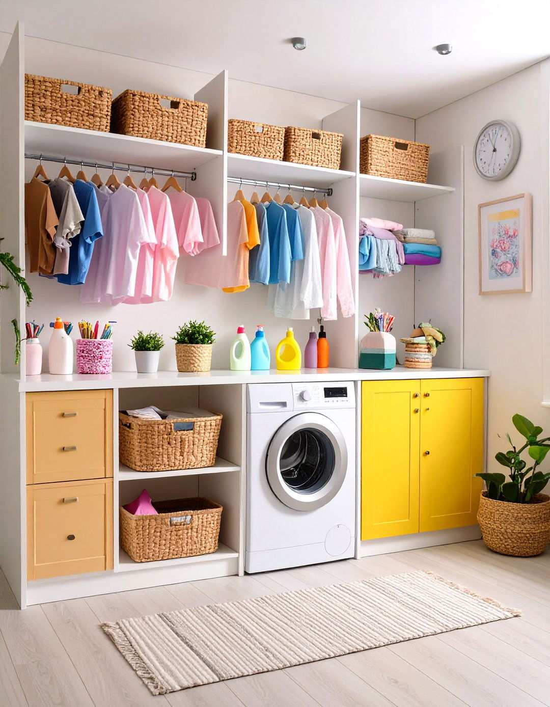 Craft and Hobby Integration - 24 Laundry Closet Ideas