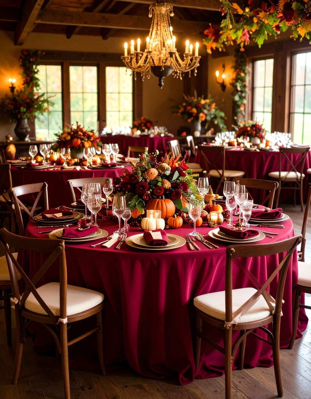 Cranberry Fall Harvest Wedding - 24 Red Wedding Theme Ideas