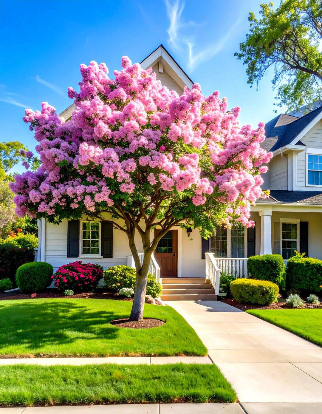 Crape Myrtle Collections - 24 Small Trees for Front Yard