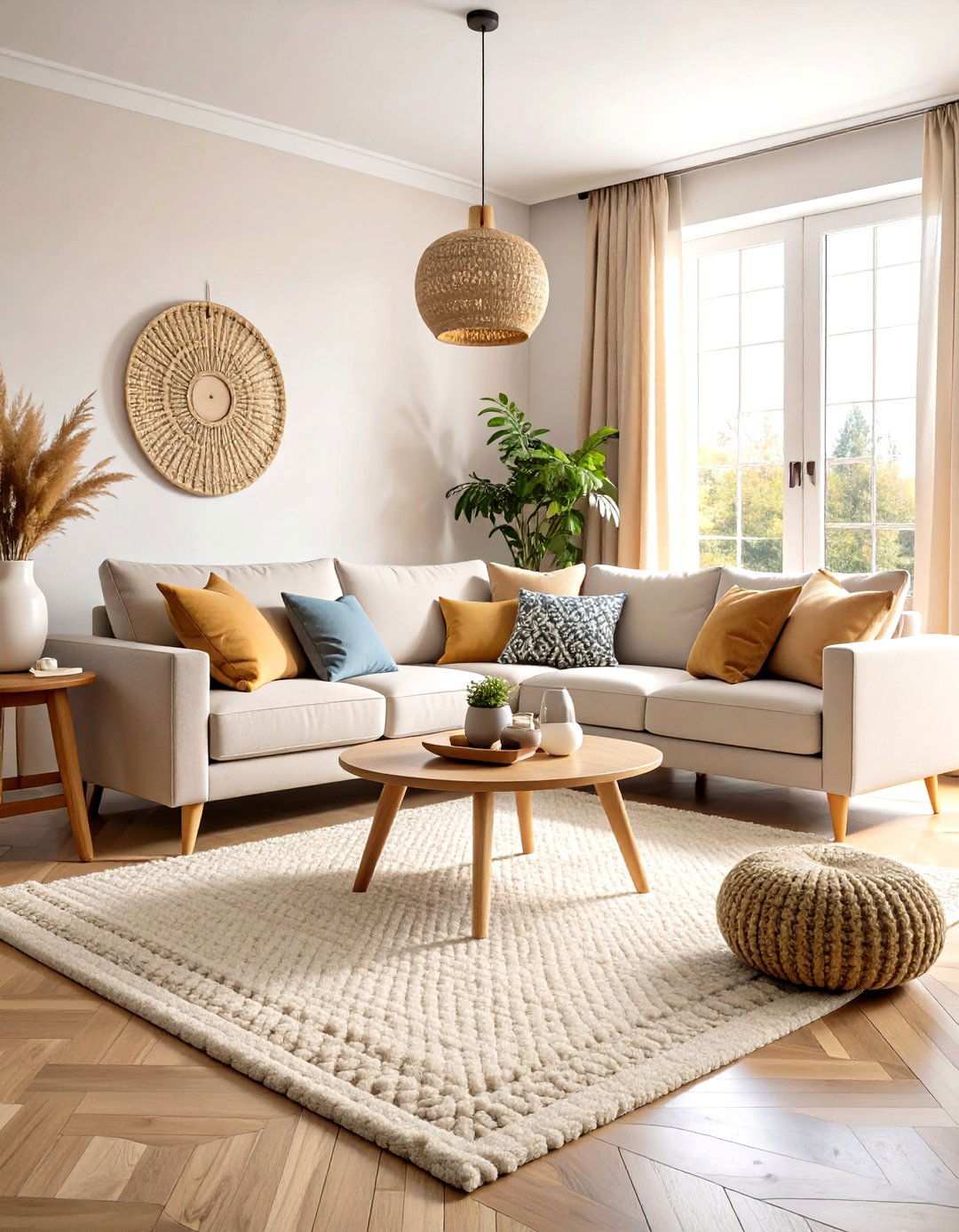Cream and Ivory Rug Living Room Styling - 24 what color rug goes with a grey couch