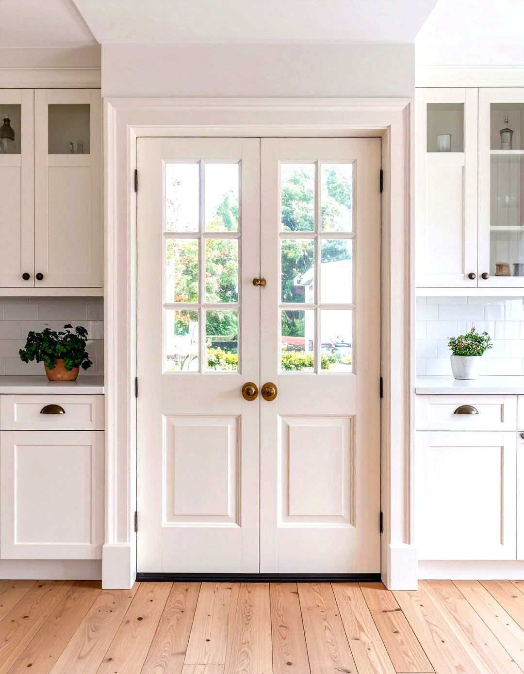Creamy Off White Warmth - 24 Interior Door Color Ideas