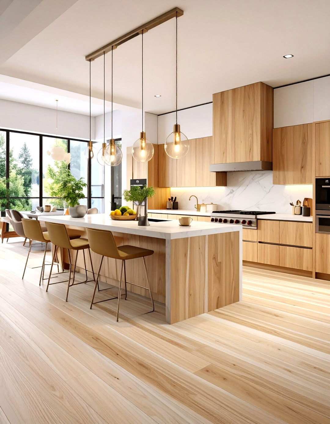 Cross Cut Travertine Linear Grain Patterns - 24 Travertine Floor Kitchen Ideas