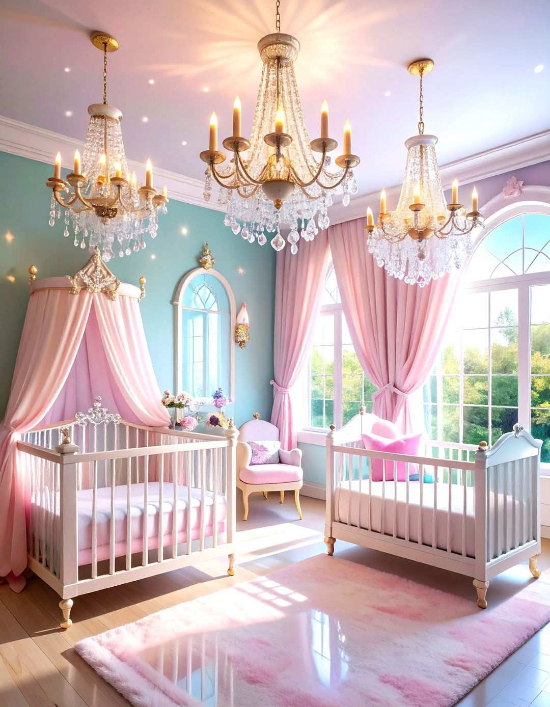 Crystal Castle Princess Wonderland - 24 Princess Nursery Ideas