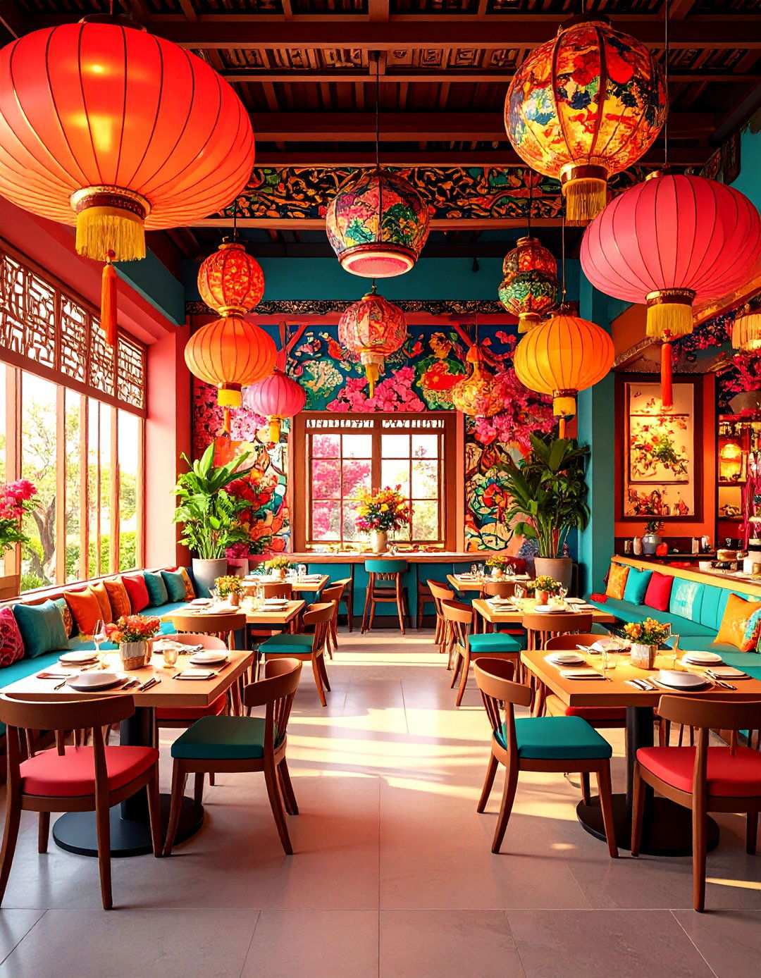 Cultural Fusion Identity Spaces - 24 Restaurant Interior Design Ideas