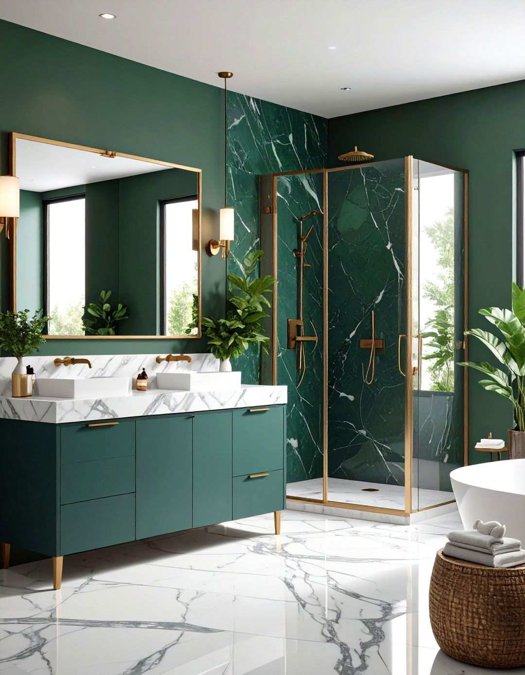 Cultured Marble Budget Friendly Alternative - 24 Marble Bathroom Ideas