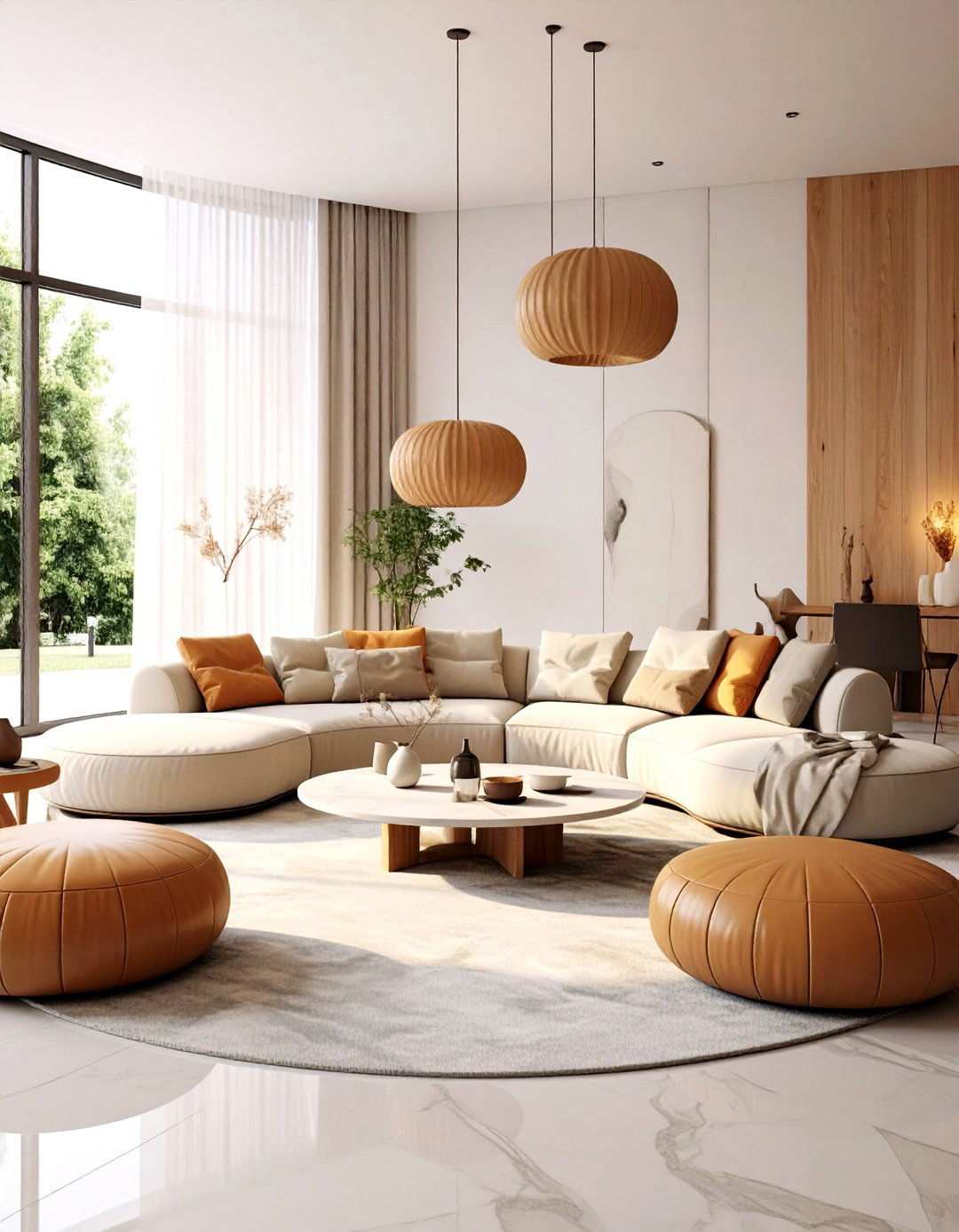 Curved Furniture Modernism Living Room - 24 Luxury Living Room Ideas