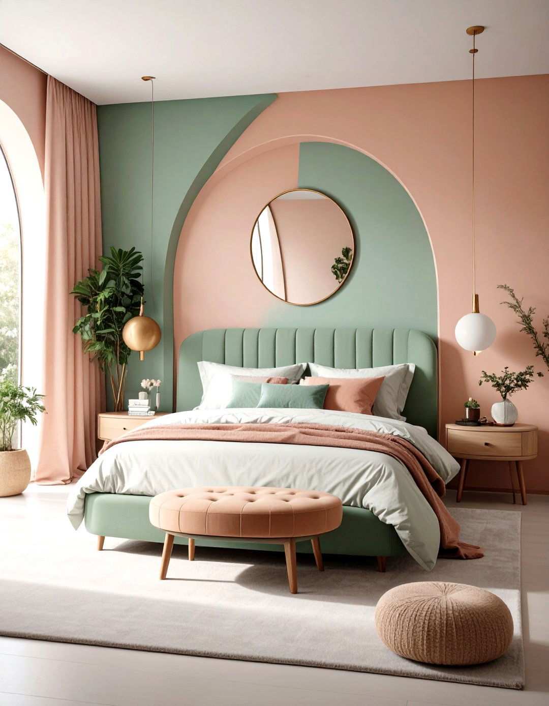Curved Furniture Shapes - 24 luxury modern bedroom ideas