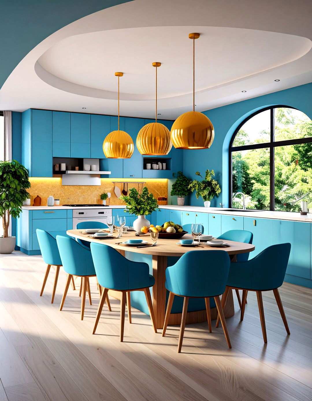Curved Kitchen Island Diner - 24 Kitchen Diner Ideas