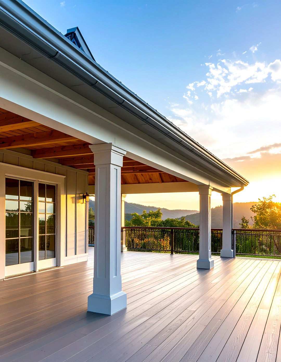 Curved Metal Architectural Elements - 24 Metal Roof Porch Design Ideas