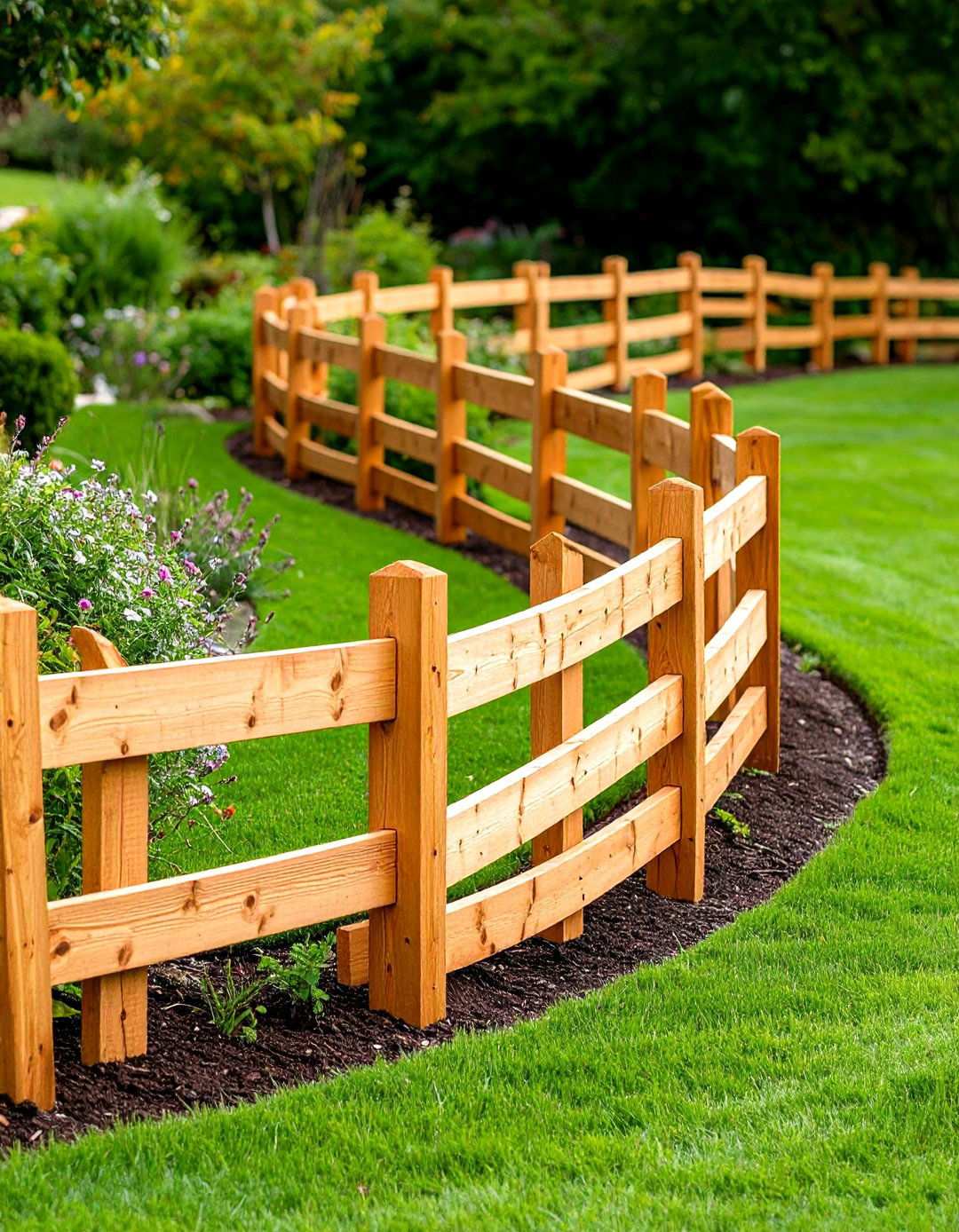 Curved Pallet Fence Design - 24 Pallet Fence Ideas