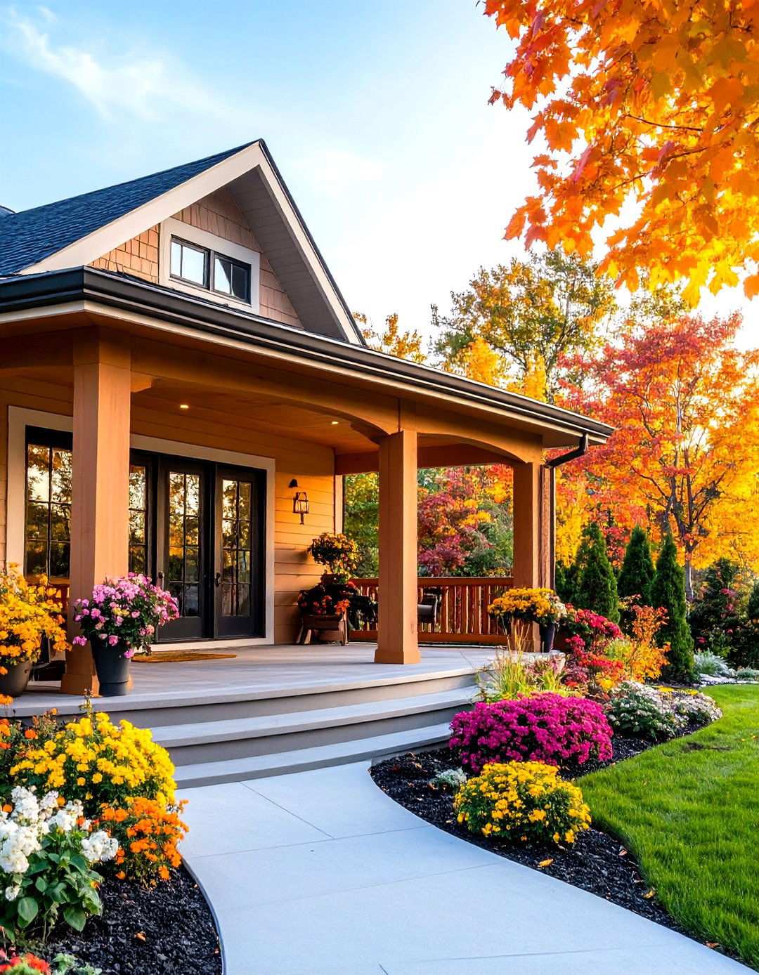 Curved Shed Roof Architecture - 24 Shed Roof Porch Design Ideas