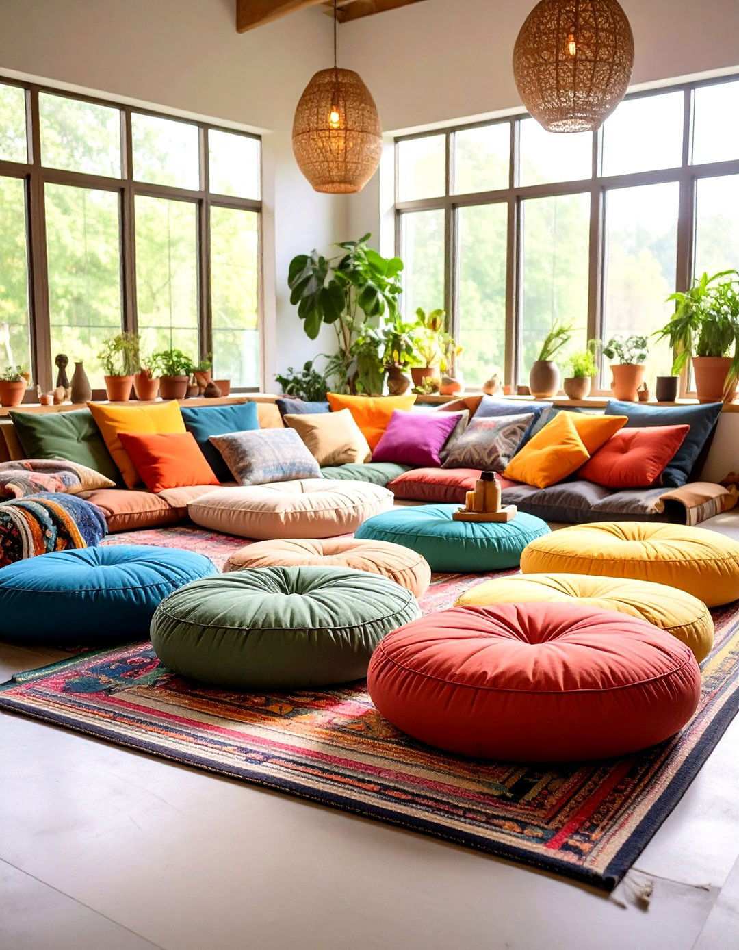 Cushion Floor Meditation Space - 24 meditation room ideas