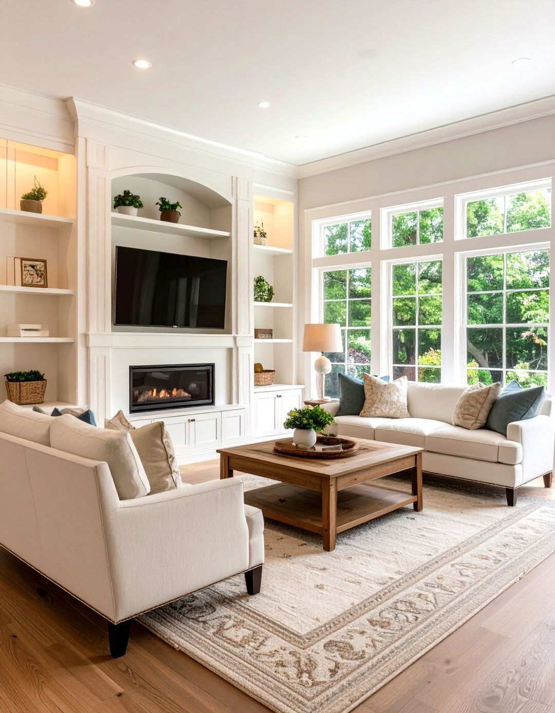 Custom Alcove Entertainment Centers - 24 Living Room Storage Ideas