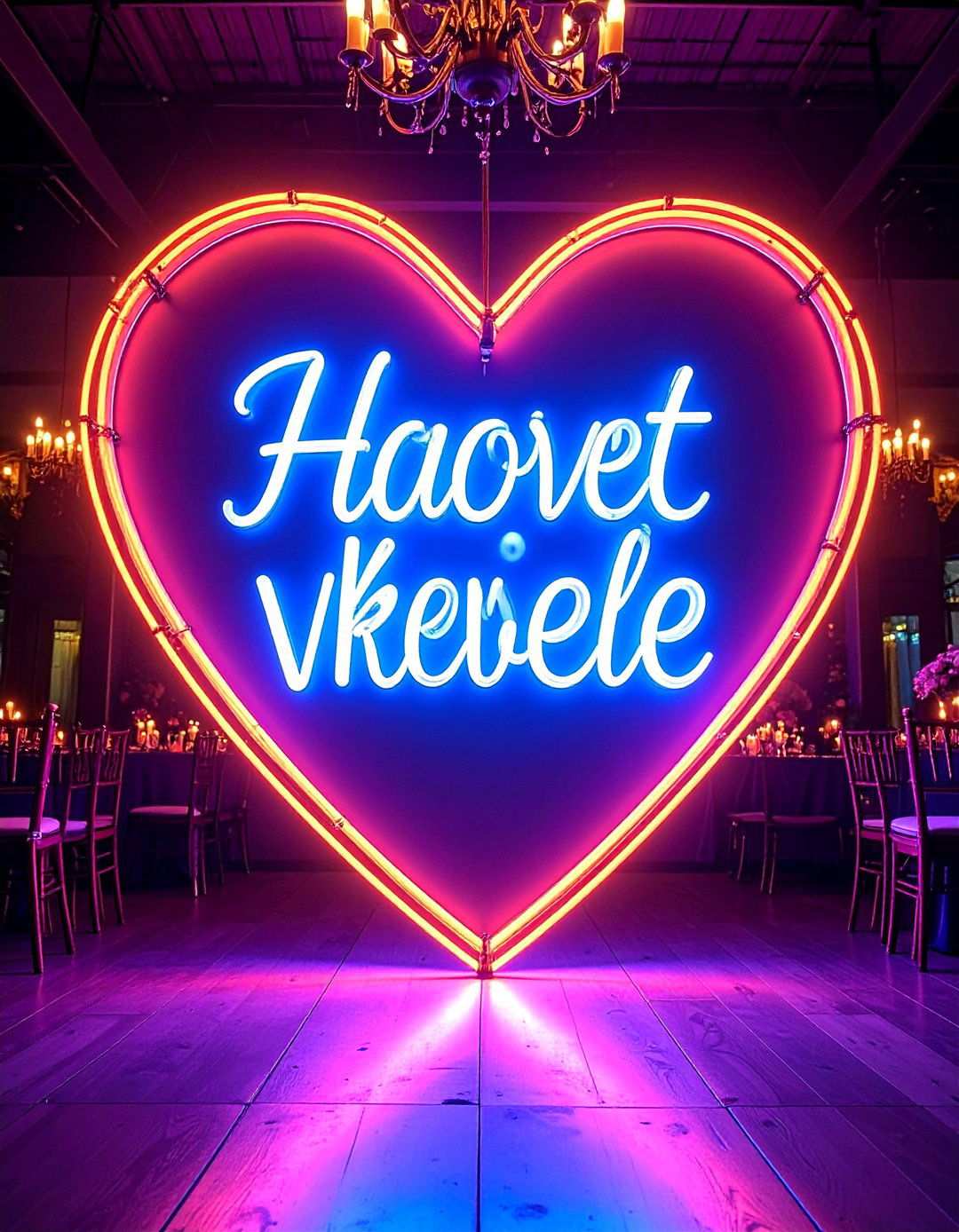 Custom Neon Sign Displays - 24 Wedding Backdrop Ideas