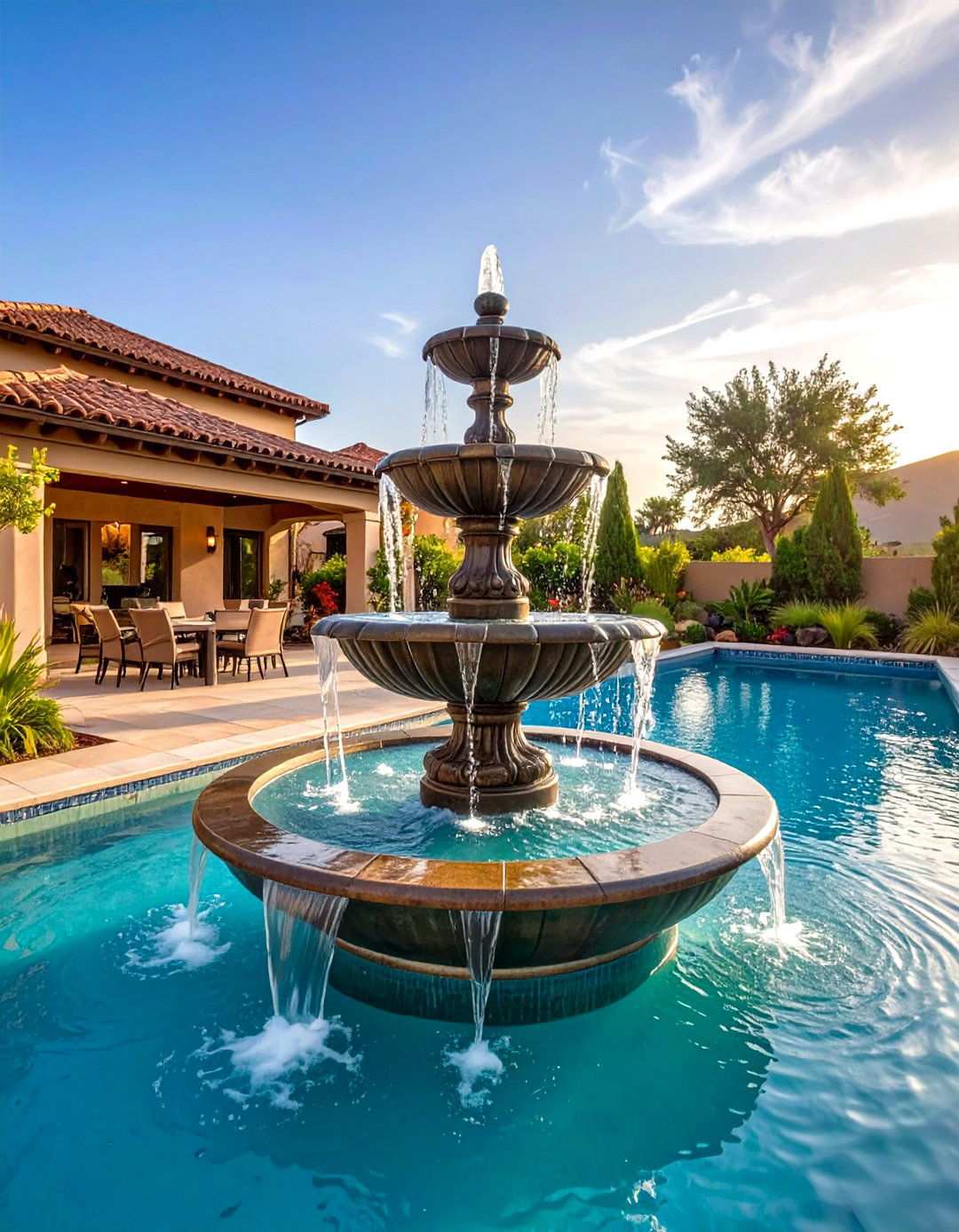 Custom Sculptural Installations - 24 Pool Fountain Ideas