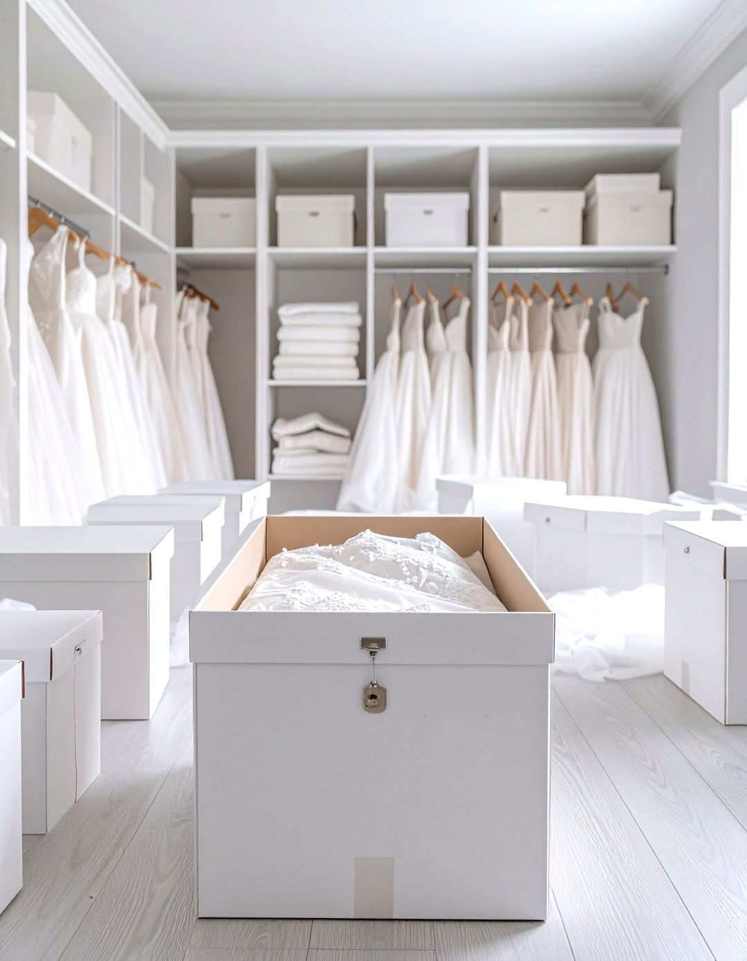 Custom Wedding Dress Preservation Box - 24 Wedding Gift Ideas for Bride