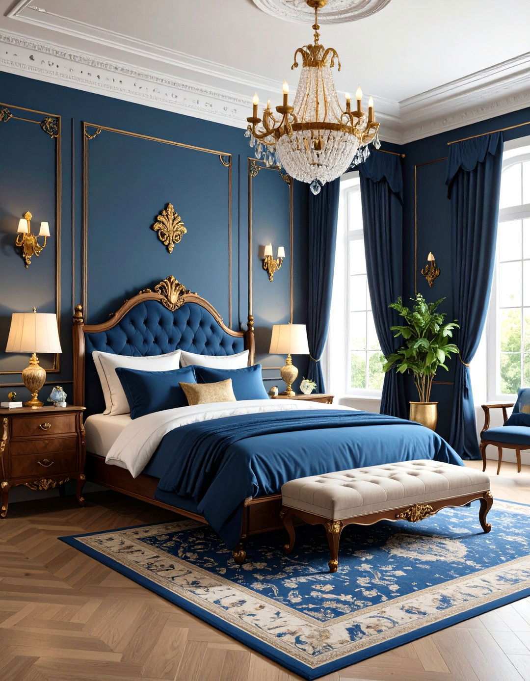 Damask Wallpaper Designs - 24 Victorian Bedroom Ideas
