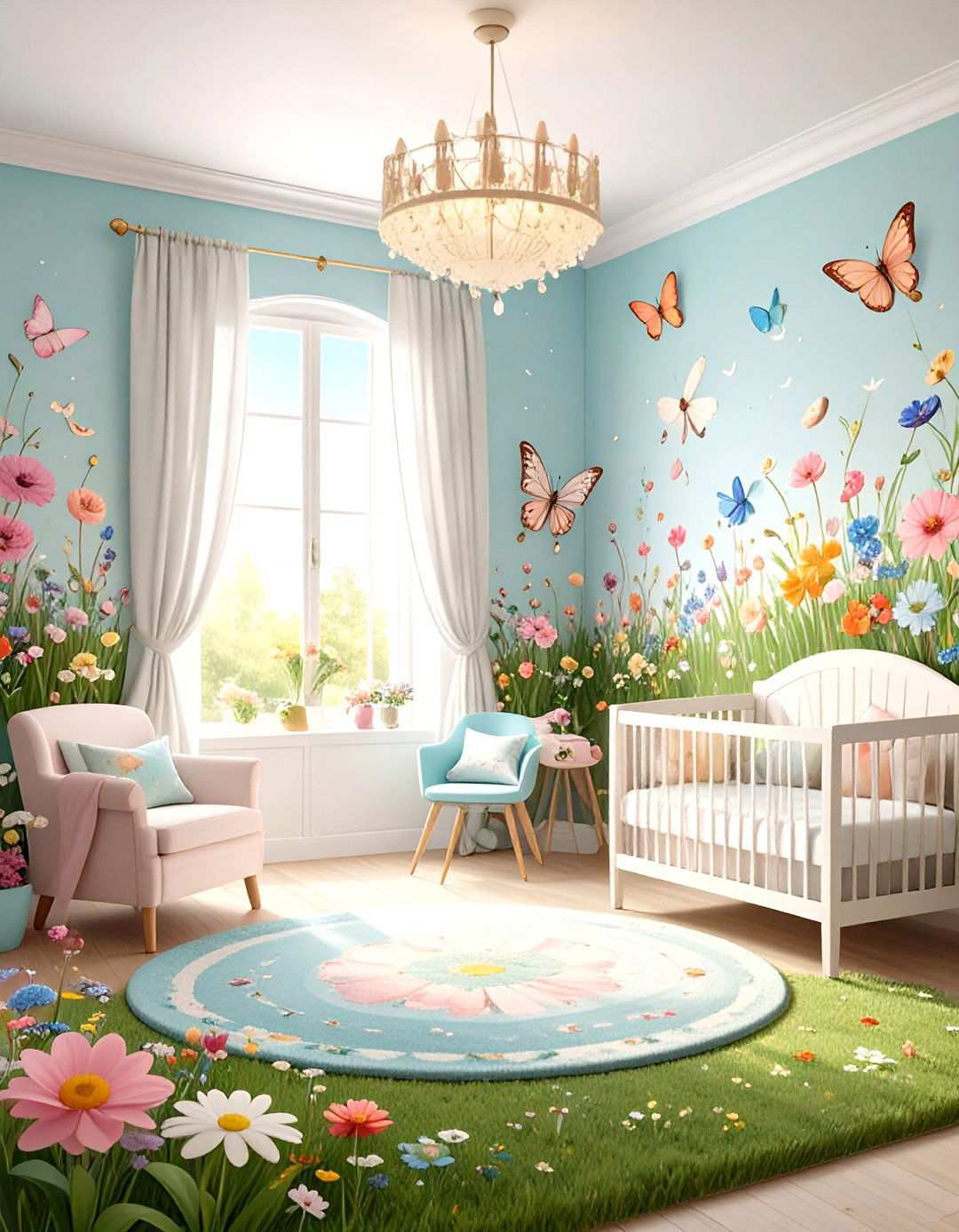 Dancing Fairy Meadow Nursery - 24 Whimsical Nursery Ideas