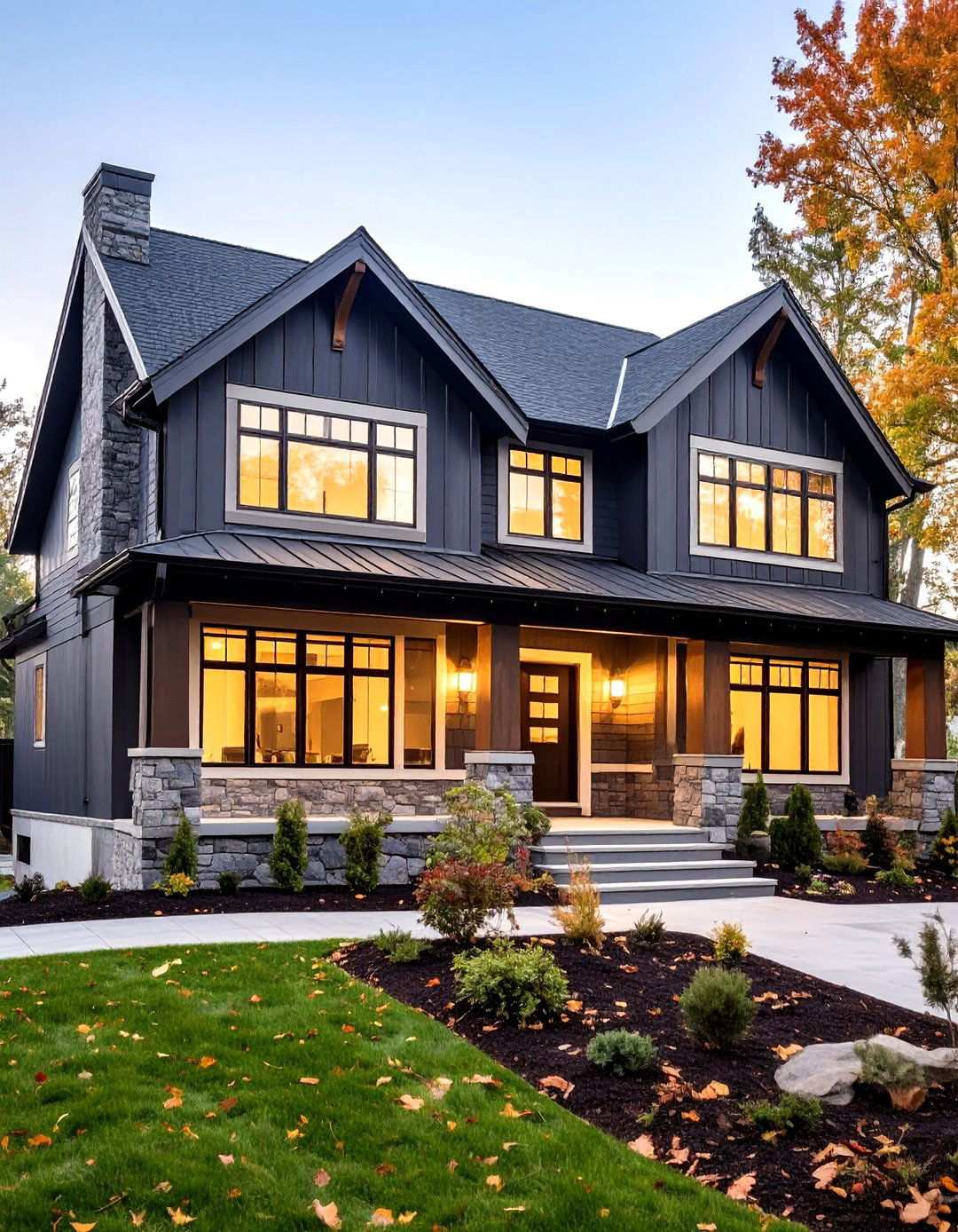Dark Ash Exterior Siding - 24 Light Gray Paint Colors for Your House