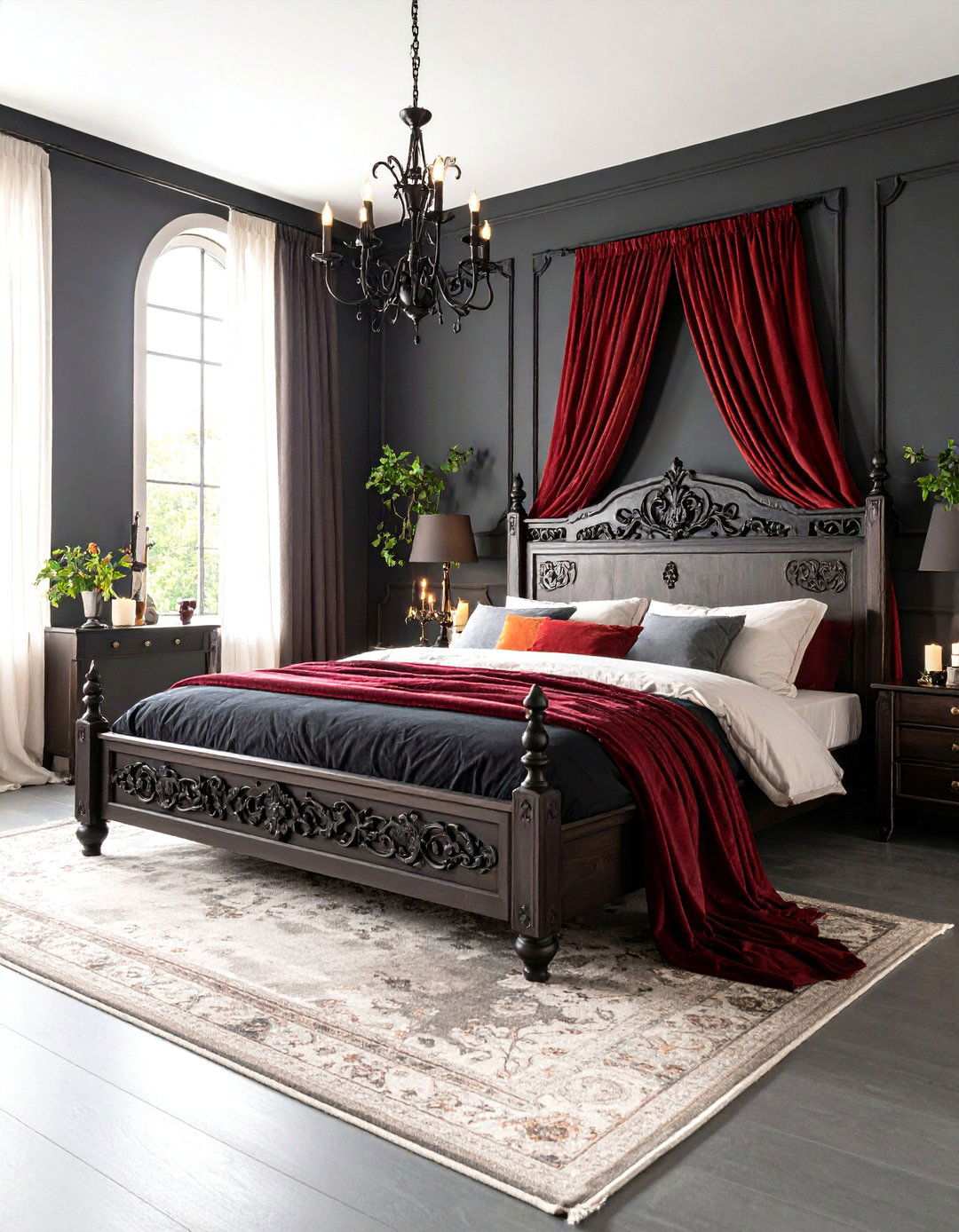 Dark Gothic Viking Bedroom - 24 Viking Bedroom Ideas