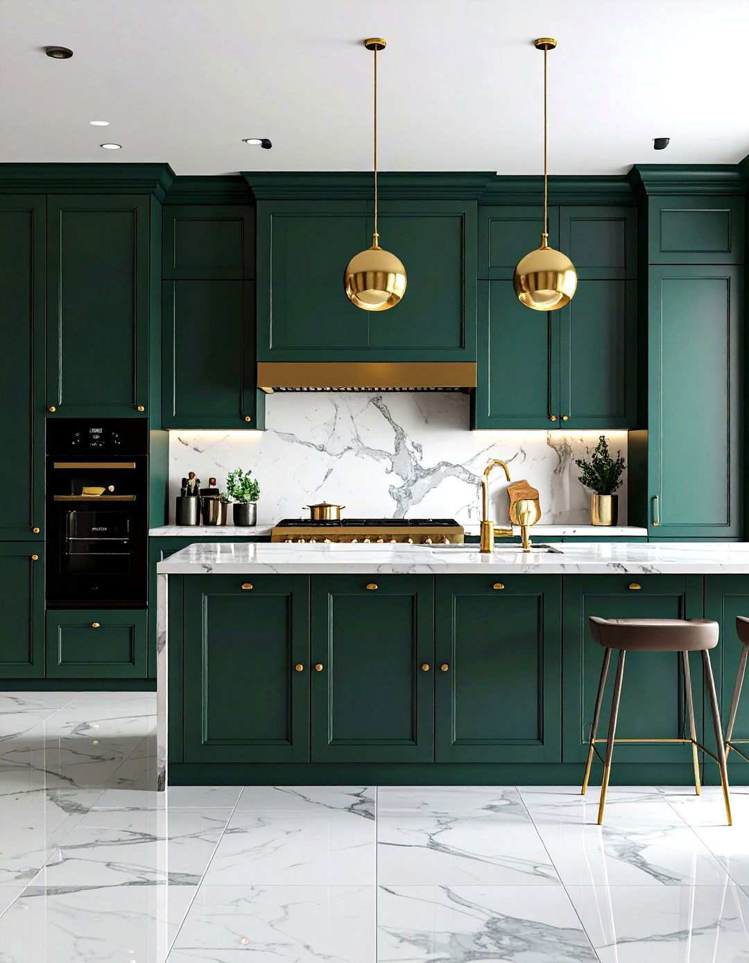 Dark Green Cabinets with Black Appliances - 24 What Color Cabinets Go With Black Appliances