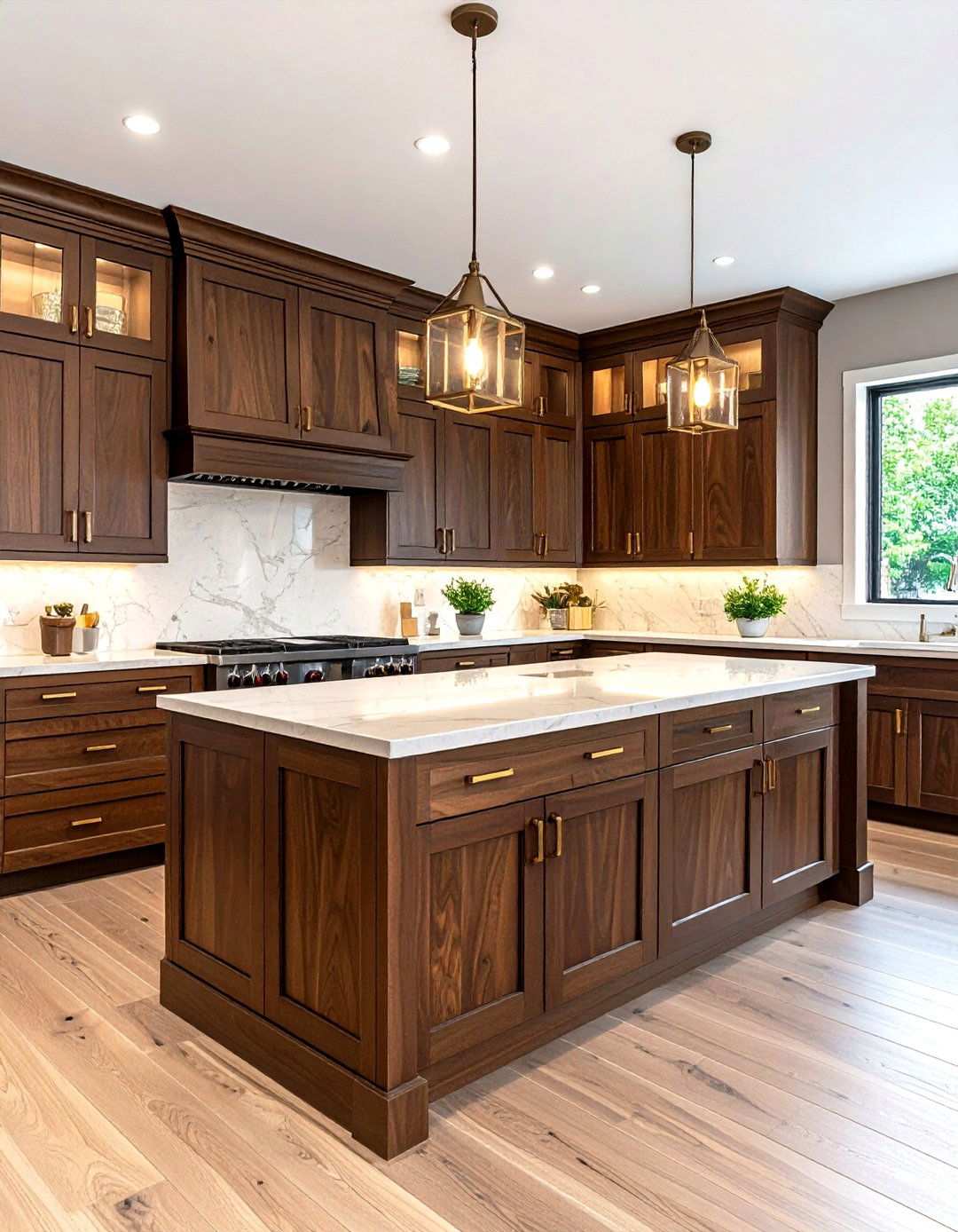 Dark Wood Kitchen Cabinetry - 24 Spanish Modern Interior Design Ideas