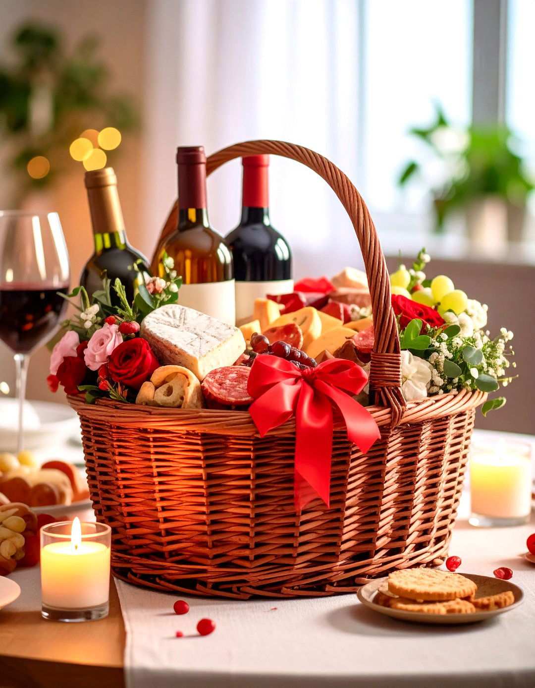 Date Night Baskets for Romance - 24 Last Minute Wedding Gift Ideas