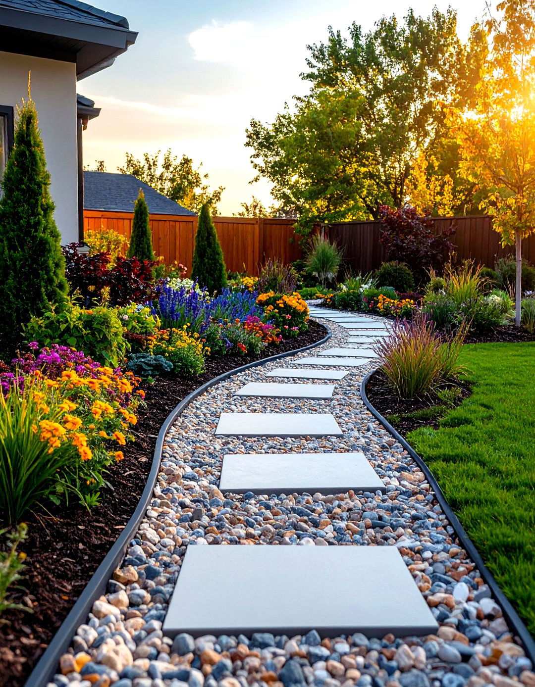 Decomposed Granite Pathway System - 24 Hardscape Ideas